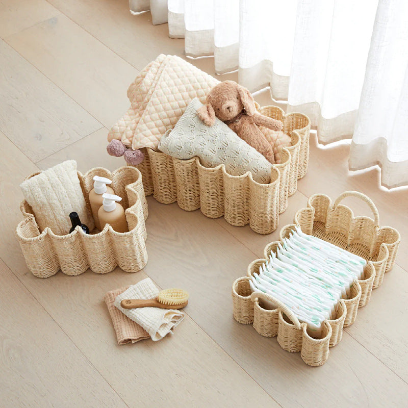 Artistic Woven Storage Basket Acalora