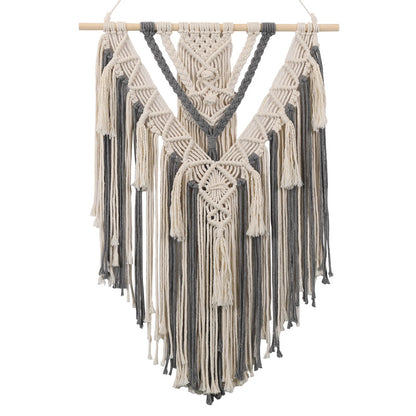 Macrame Wall Hanging with Fringes Acalora