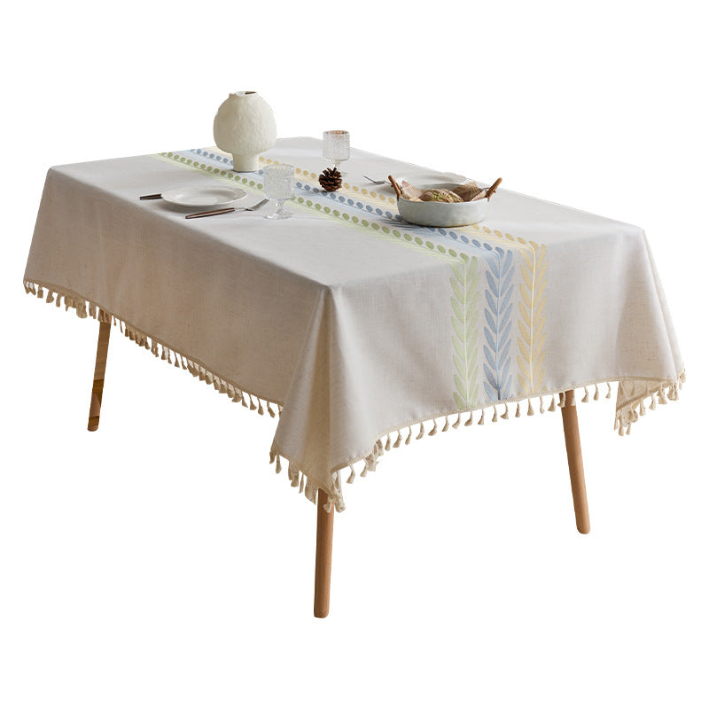 Elegant Bohemian-Inspired Tablecloth