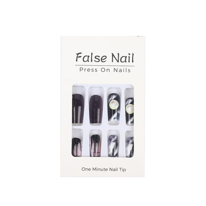 Set of artistic and decorative artificial nails Acalora