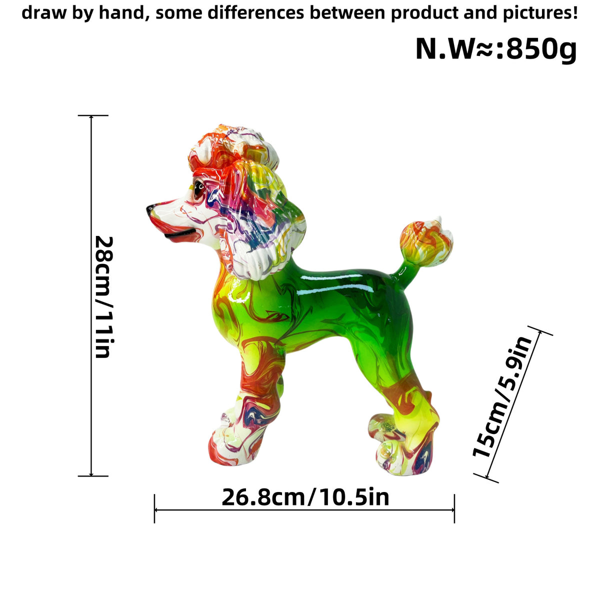 Artistic decorative figure Acalora