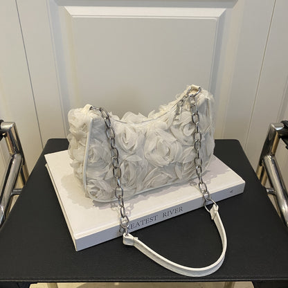 Floral Embellished Handbag Acalora