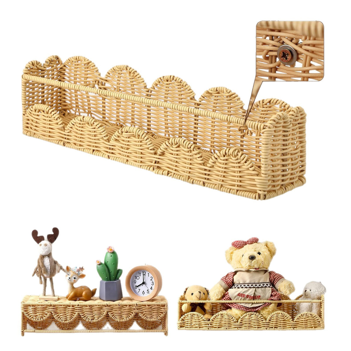 Floral Wall Basket Acalora