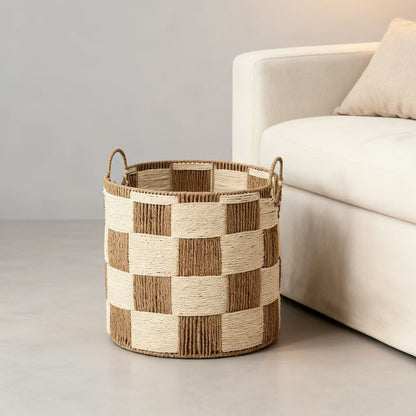 Natural Fiber Storage Basket Acalora