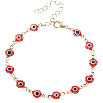 Decorative Evil Eye Charm Bracelet Acalora