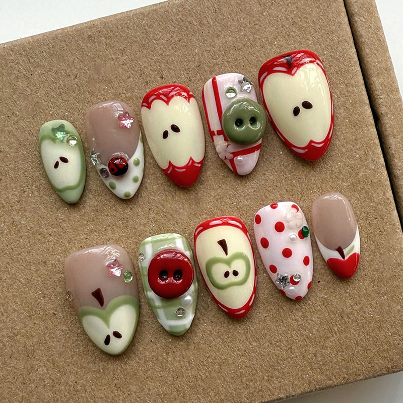 Thematic Holiday Press-On Nail Art Set Acalora