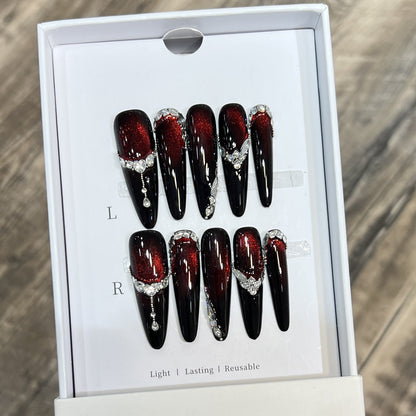 Glamorous Press-On Nails Acalora