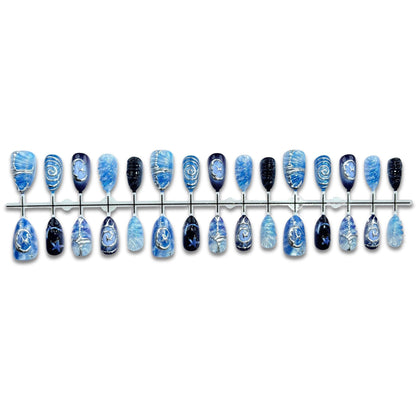 Premium Decorated Nail Art Tips Acalora