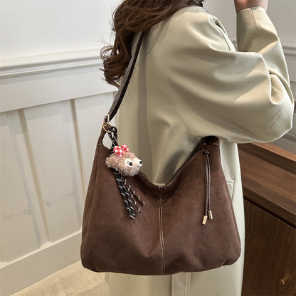 Soft Suede Hobo Handbag Acalora