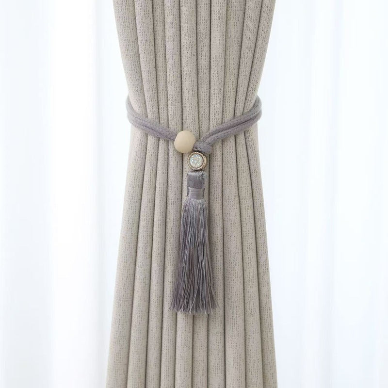 Elegant curtain tieback with tassels Acalora