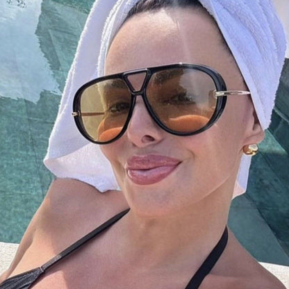 Women Oversized Sunglasses in fashionable Retro Design Bowlift