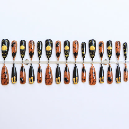 Thematic Halloween Press-On Nails Acalora