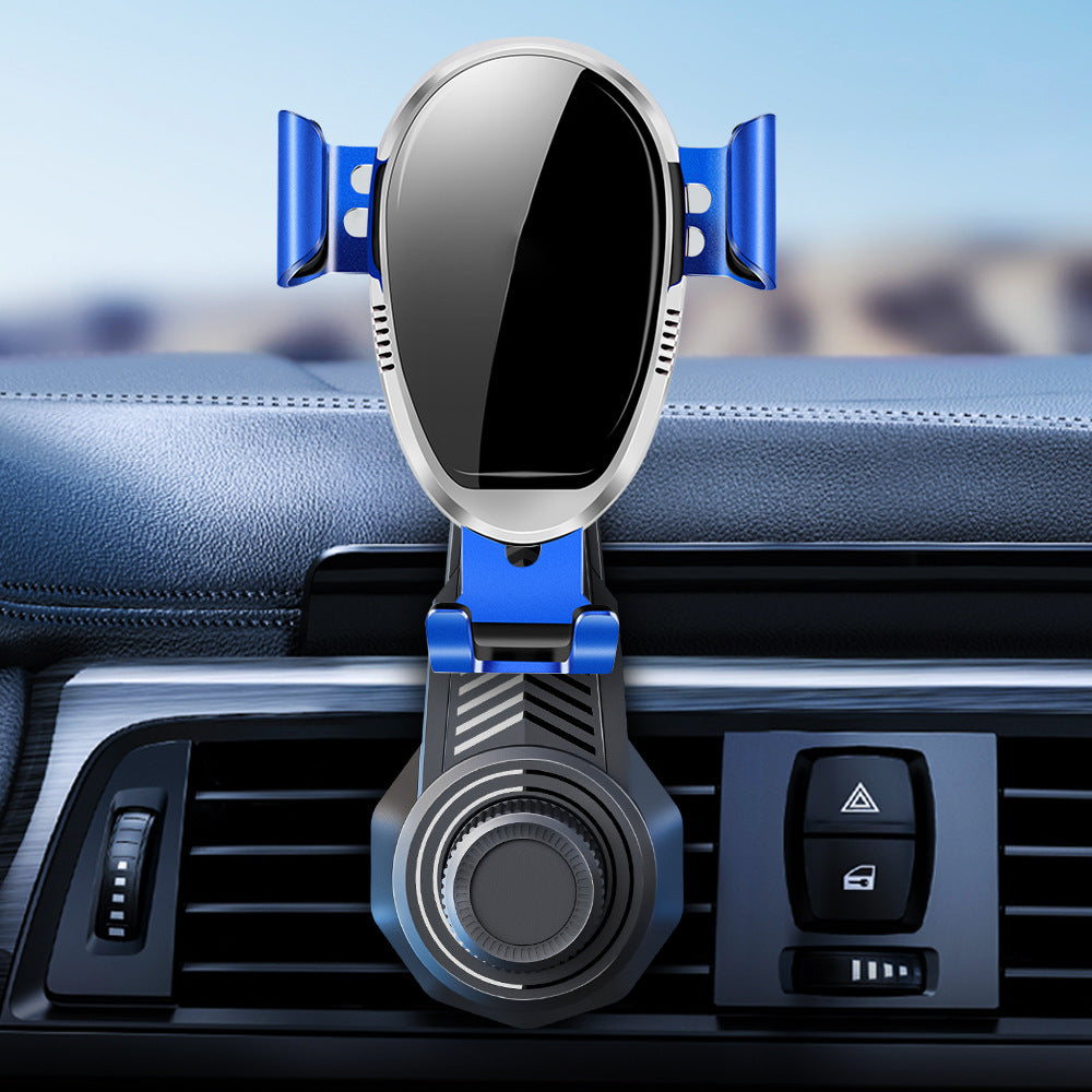 Adjustable gravity air vent smartphone car mount with full rotation joint Bowlift