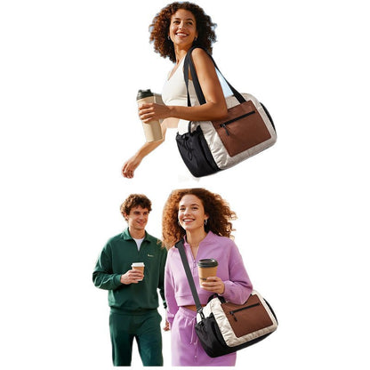 Luxurious Quilted Travel Duffel Bag Acalora