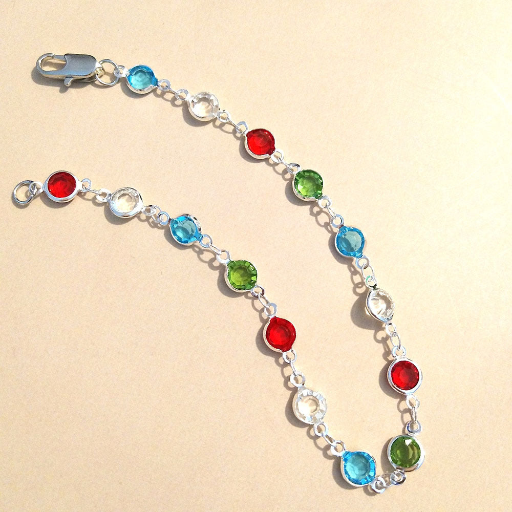 Multi-Color Gemstone Bracelet Acalora