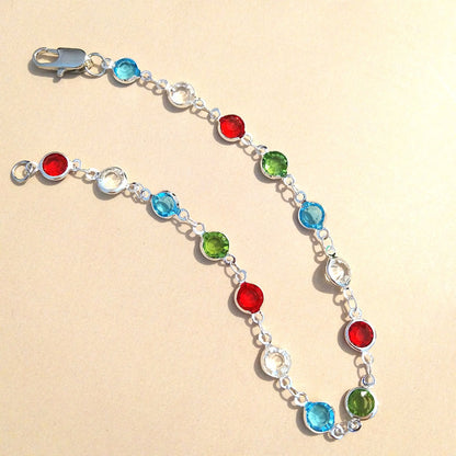Multi-Color Gemstone Bracelet Acalora