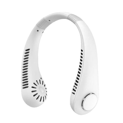 Cooling Hands-Free Wearable Neck Fan with Brushless Motors and USB-C Rechargeable Skanto