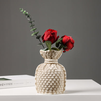 Textured Ceramic Vase