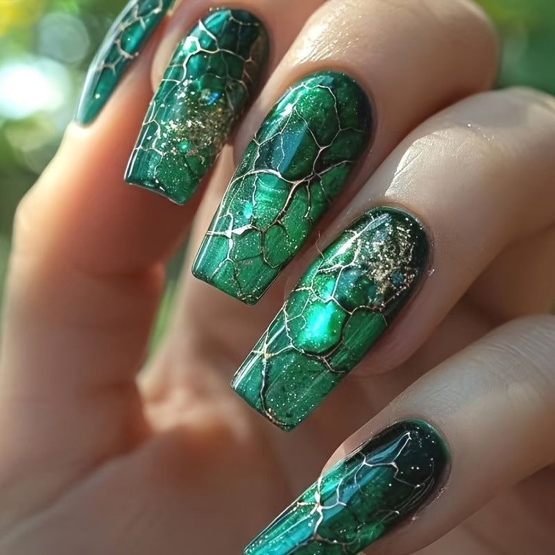 Artistic Marble Effect Nail Art Acalora