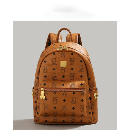 Stylish Character-Printed Backpack Acalora