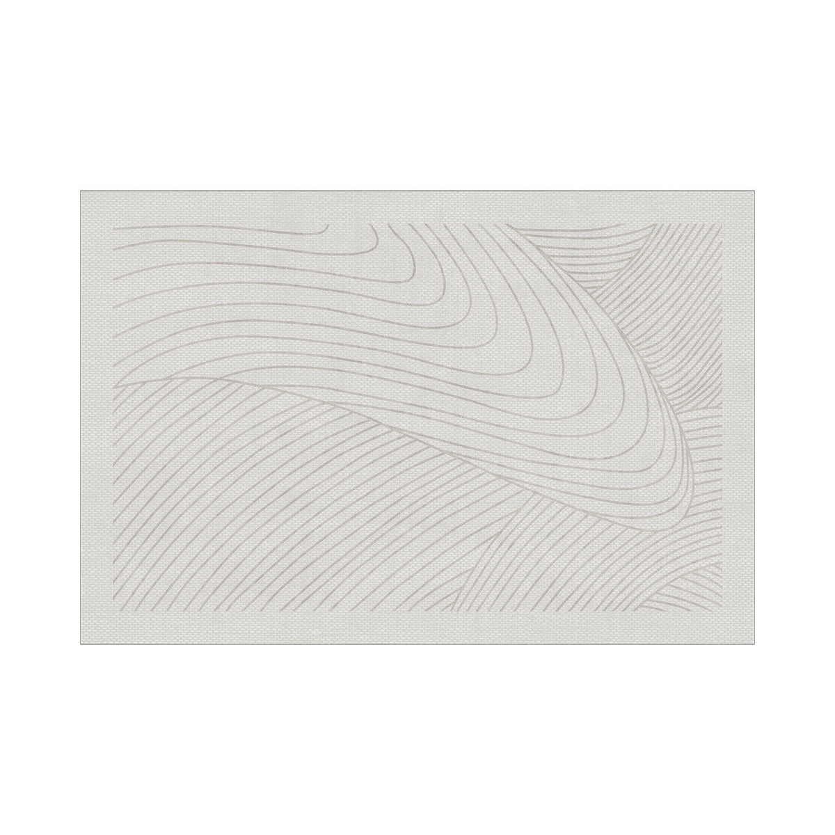 Geometric Patterned Bathroom Mat Acalora