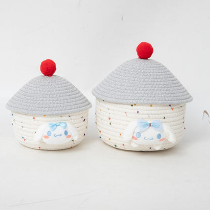 Storage basket with cute animal motif