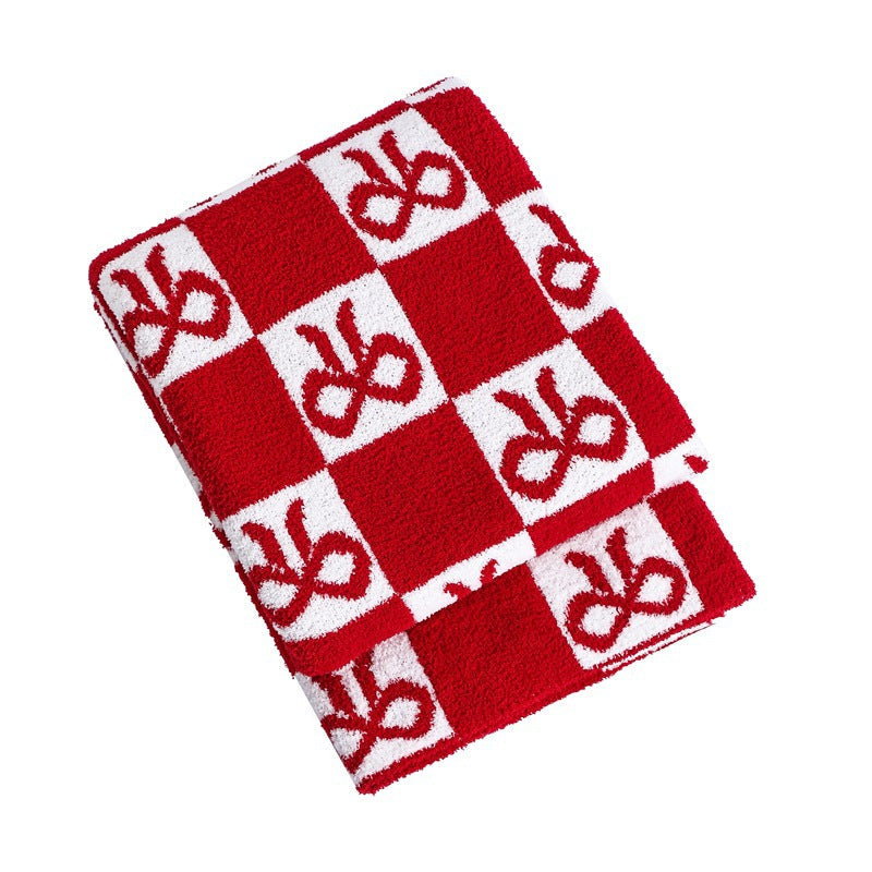 Decorative Knit Throw Blanket