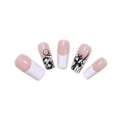 Artistic Skull Nail Art Tips Acalora