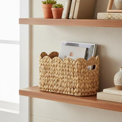 Woven Seagrass Storage Bin Acalora