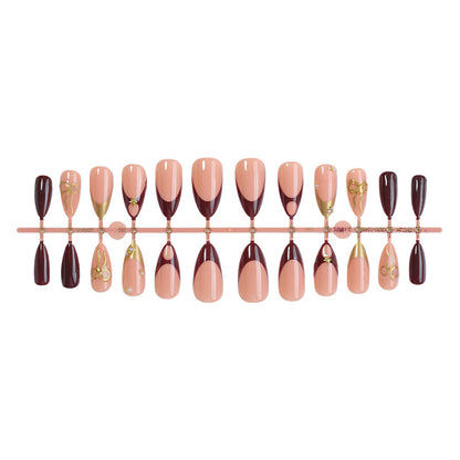 Premium Press-On Nail Set with Glamorous Articulated Designs Acalora