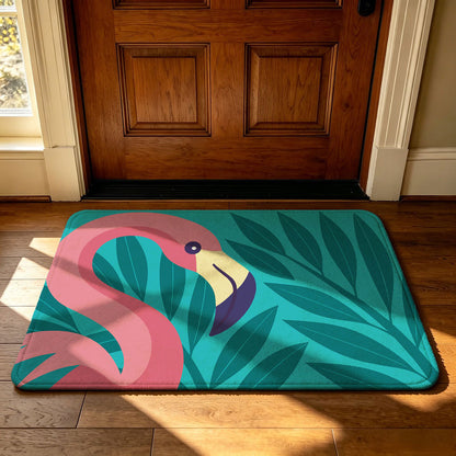 Unisex Tropical-Themed Decorative Doormat