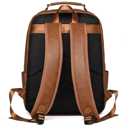 Stylish Leather Backpack Acalora