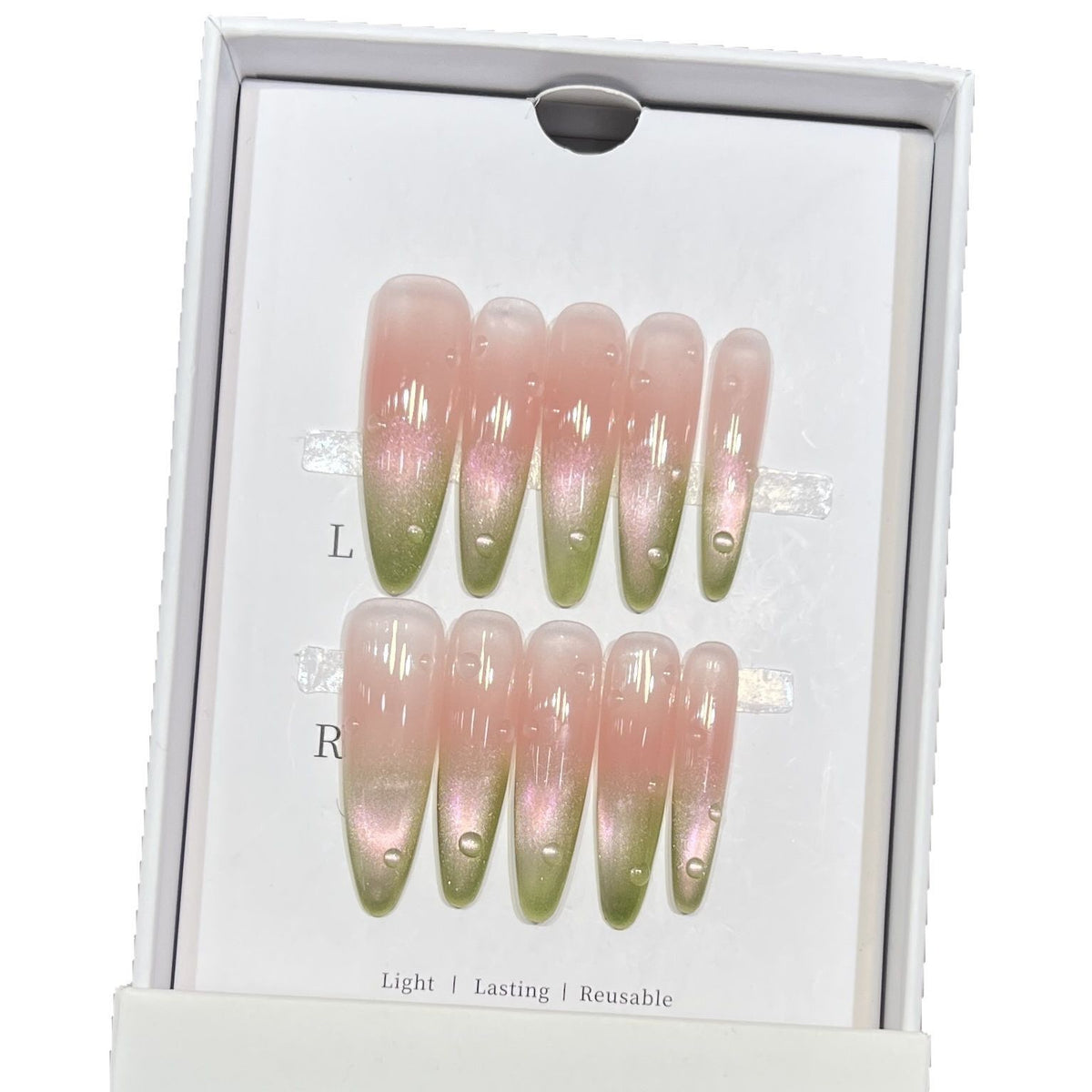 Stiletto Ombre Press-On Nail Set Acalora