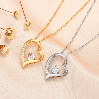 BowLift | Eternal Rose Box "To My Love" With Diamond Heart Necklace