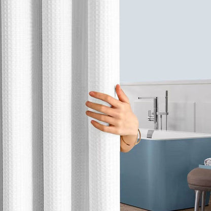Textured Bathroom Shower Curtain