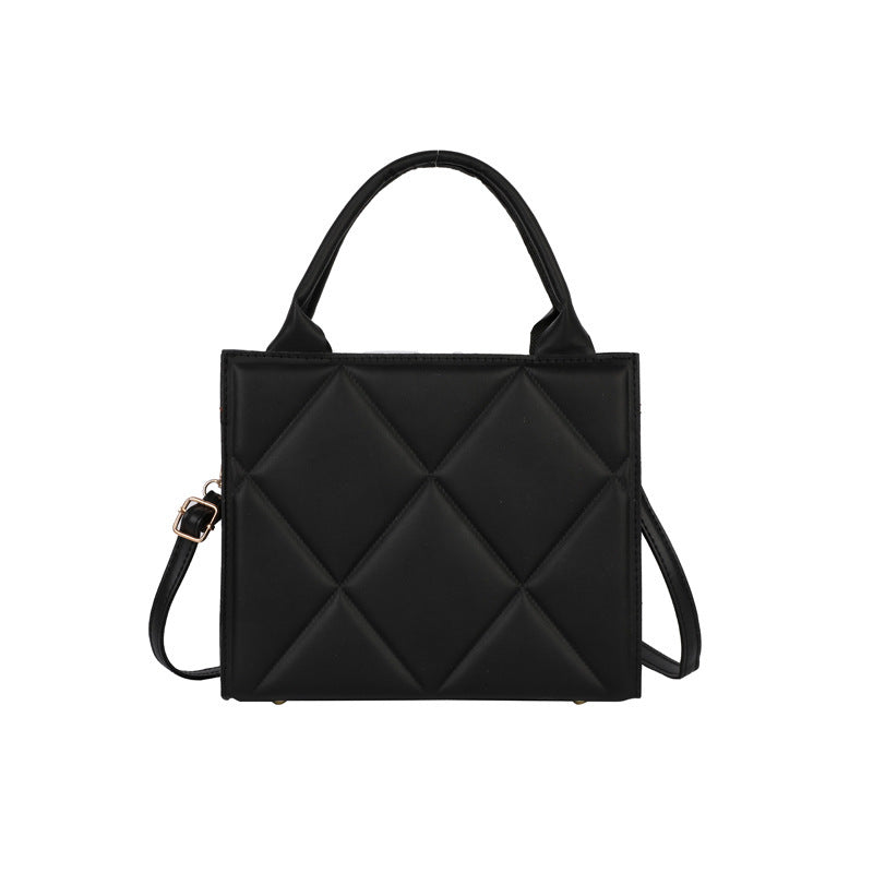 Quilted Leather Shoulder Handbag Acalora
