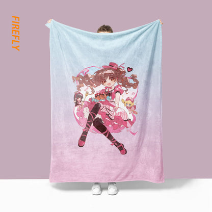 Plush Anime Character Blanket