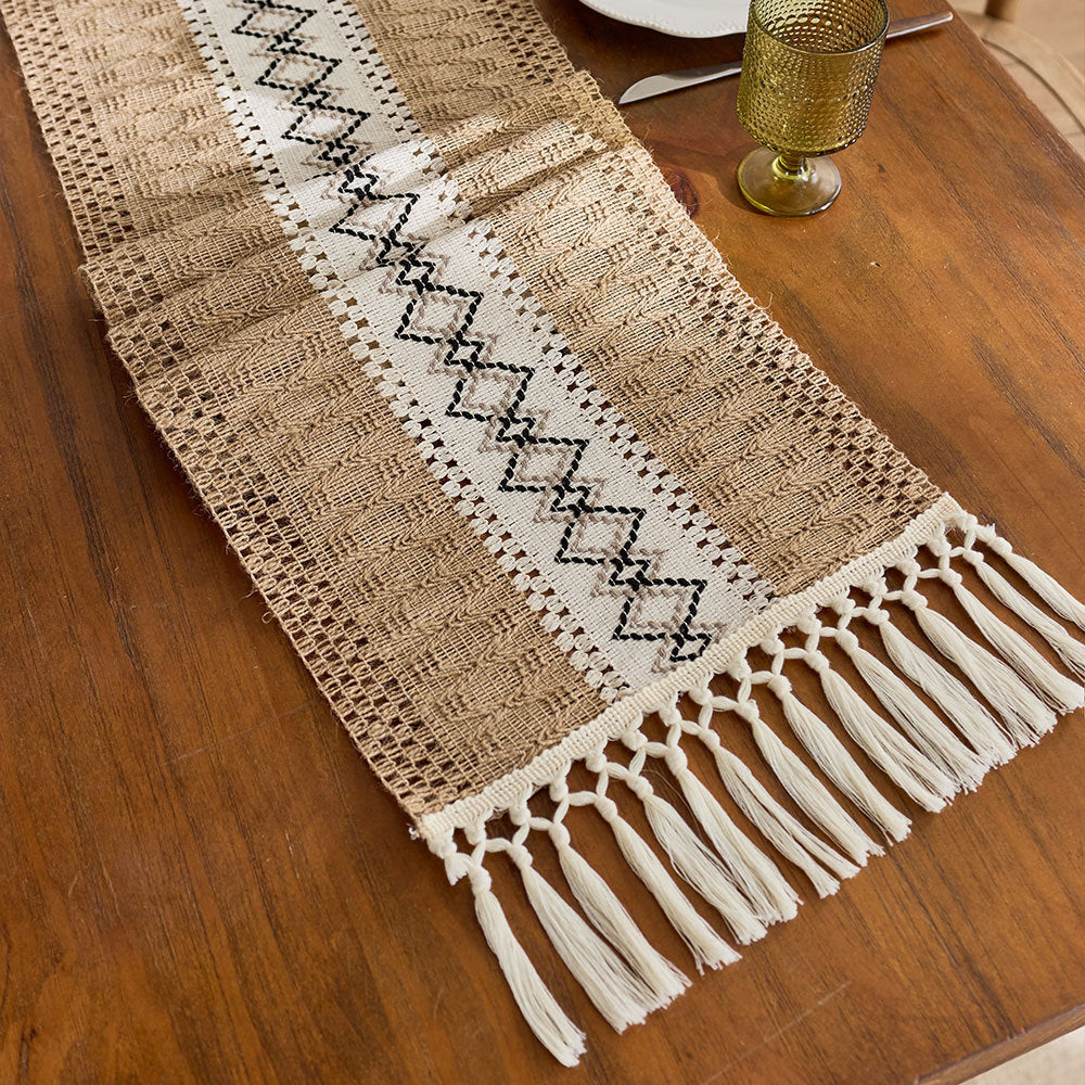 Elegant Woven Table Runner