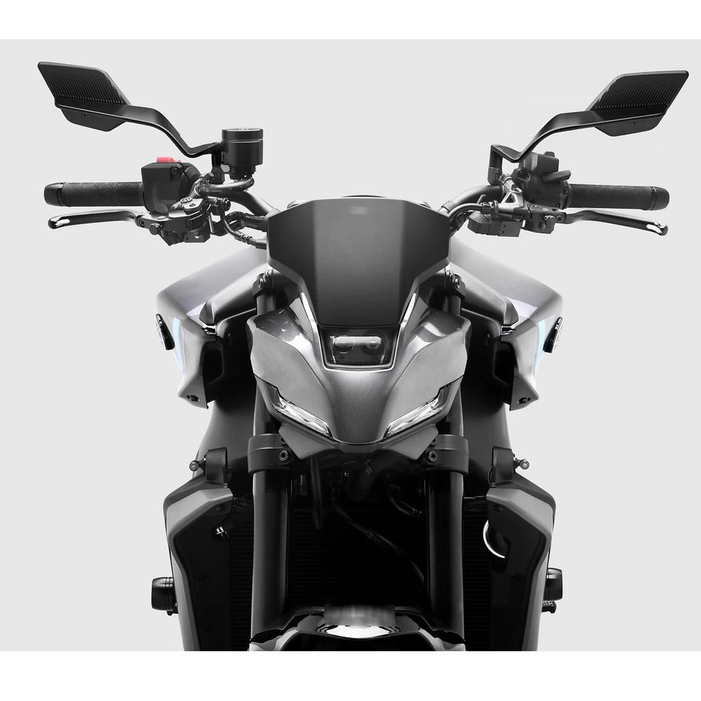 Motorcycle rearview mirror with modern, aerodynamic design Bowlift
