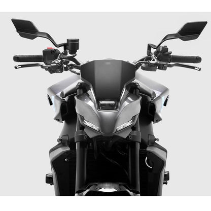 Motorcycle rearview mirror with modern, aerodynamic design Bowlift