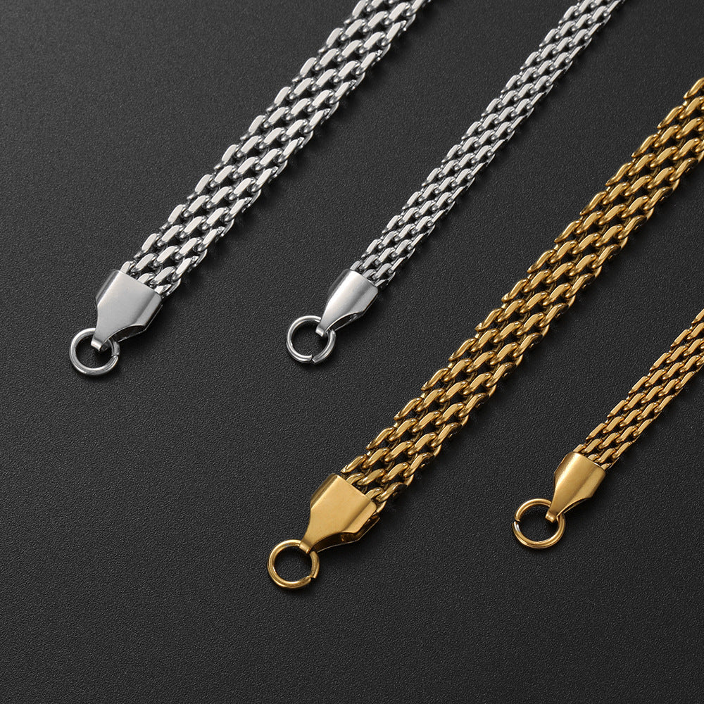 Luxe Interwoven Chain Necklace Acalora
