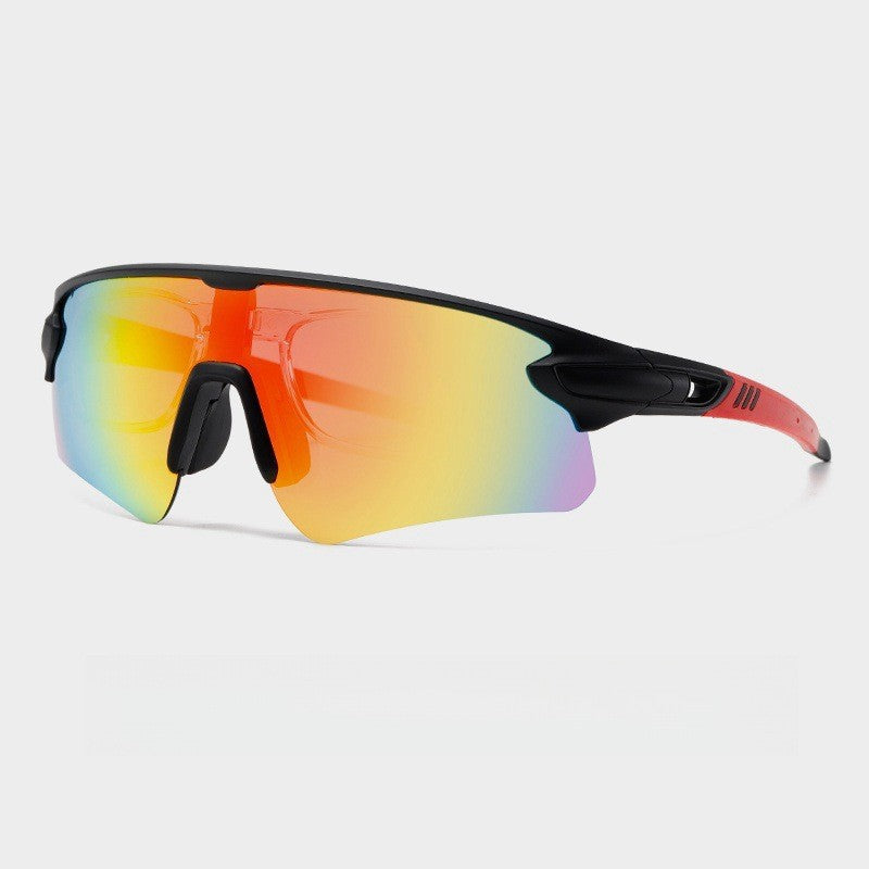 Unisex sporty high-performance sunglasses with aerodynamic design and adjustable nose pad Bowlift