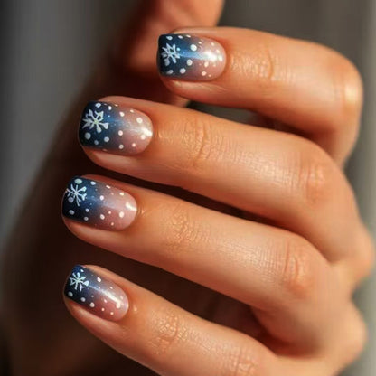 Seasonal Snowflake Nail Art Acalora