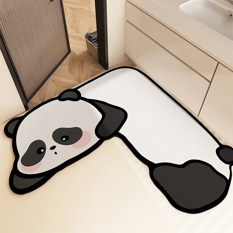 Fun-Filled Cartoon-Themed Bath Mat