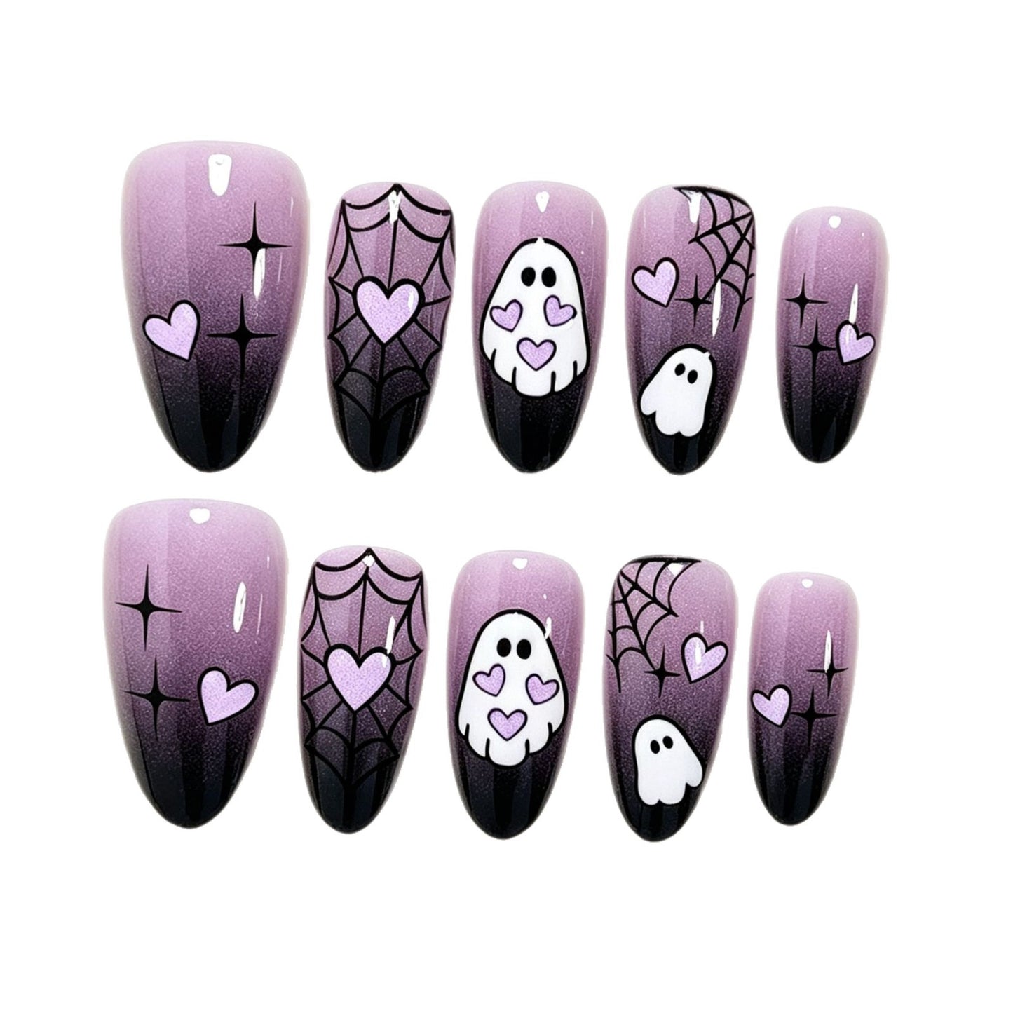 Halloween-Themed Nail Art Wraps Acalora