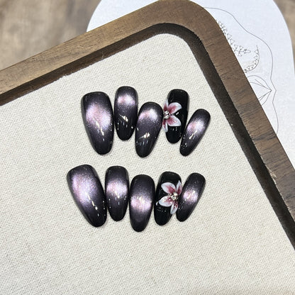 Elegant Ombre Stiletto Press-On Nail Design Acalora