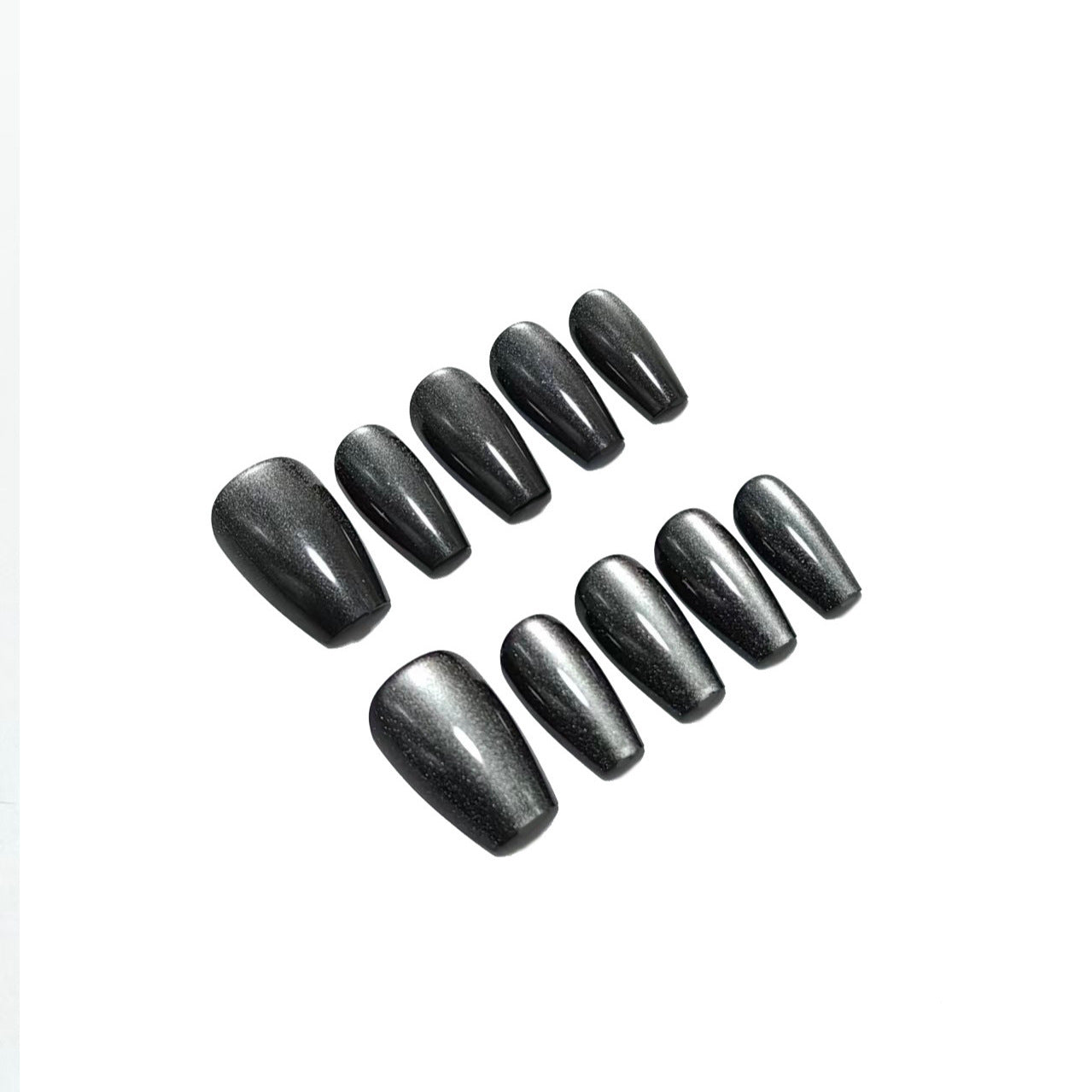 Nail art set with elegant metallic finish Acalora