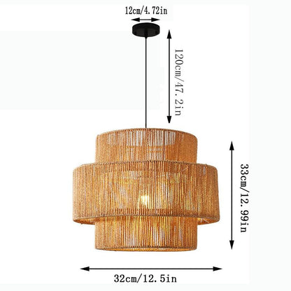 Decorative Rattan Storage Basket Acalora