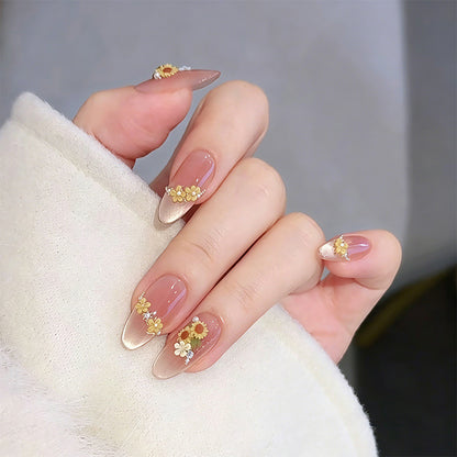 Nail art set with elegant glitter accents Acalora