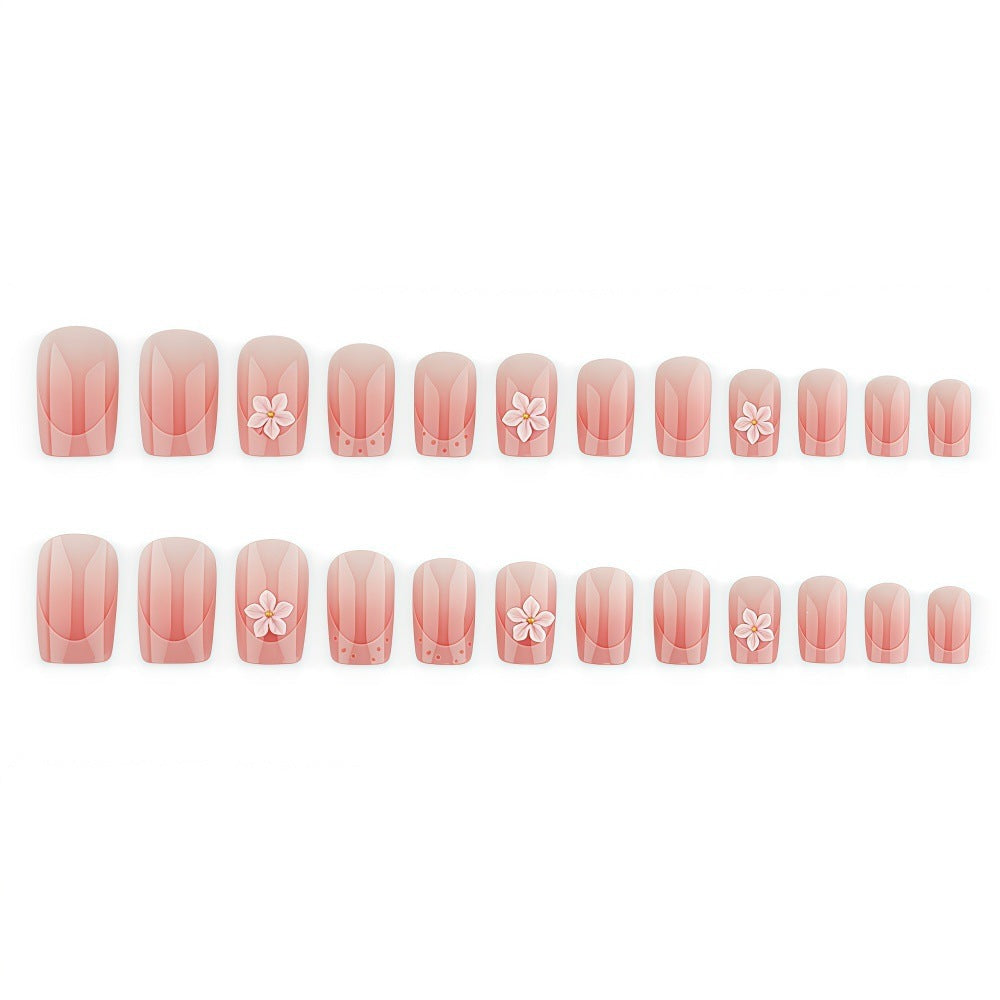 Artificial nails with 3D flower design Acalora